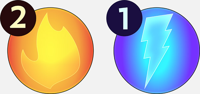 Lightning and Fire Spheres